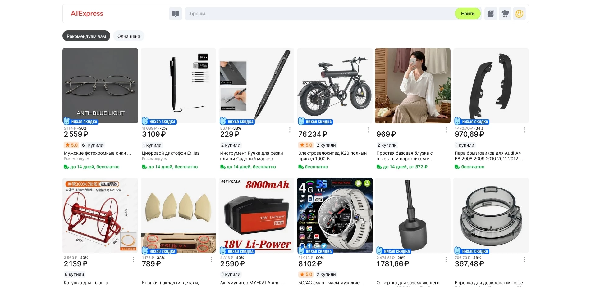 Алиэкспресс акции