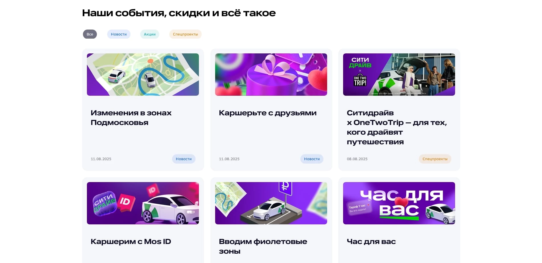 акции ситидрайв